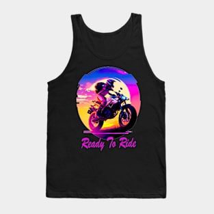 ride bike motor Tank Top